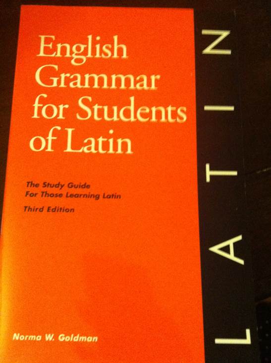 English Grammar for Students of Latin