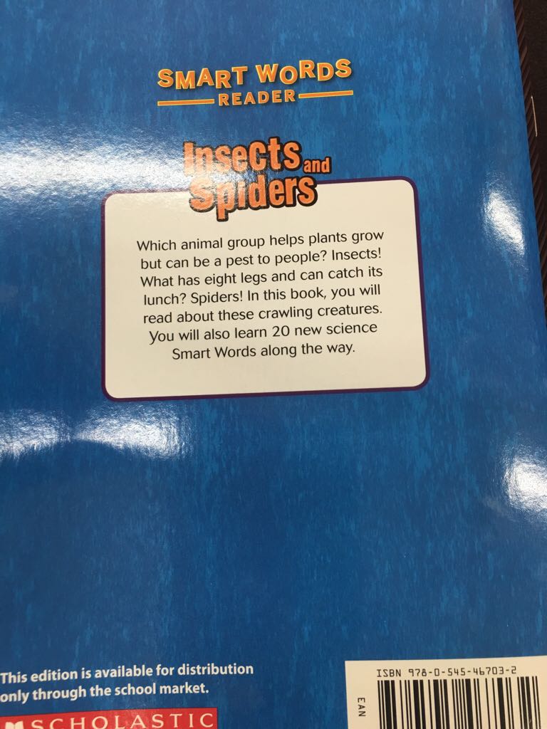 Insects and Spiders - Matthew Robertson (Scholastic - Paperback) book collectible [Barcode 9780545467032] - Main Image 2