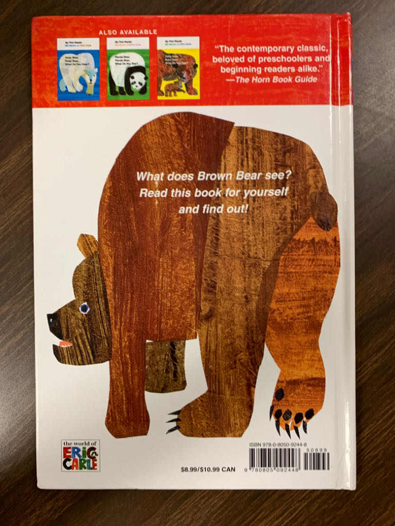 ✔️ Brown Bear, Brown Bear, What Do You See? My First Reader - Jr. (Henry Holt - Paperback) book collectible [Barcode 9780805092448] - Main Image 2