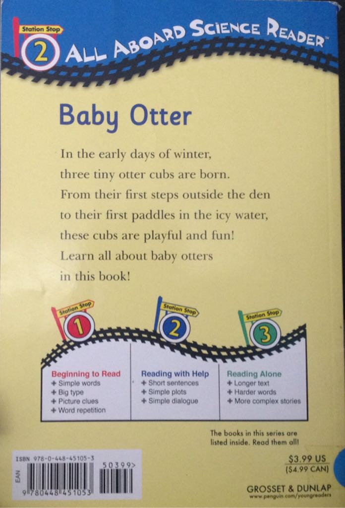 Baby Otter - L. Clarke (Grosset & Dunlap - Paperback) book collectible [Barcode 9780448451053] - Main Image 2