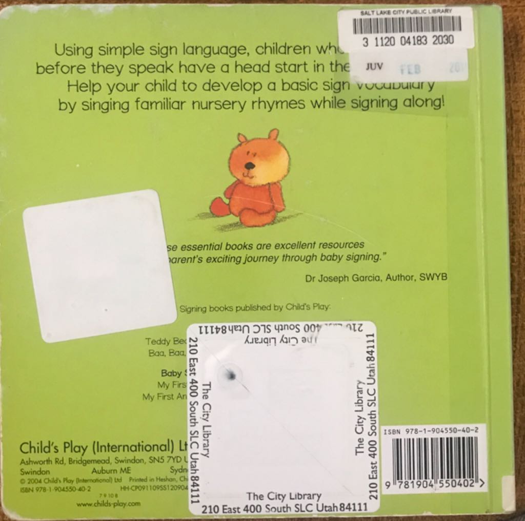 Teddy Bear, Teddy Bear - Annie Kubler book collectible [Barcode 9781904550402] - Main Image 2