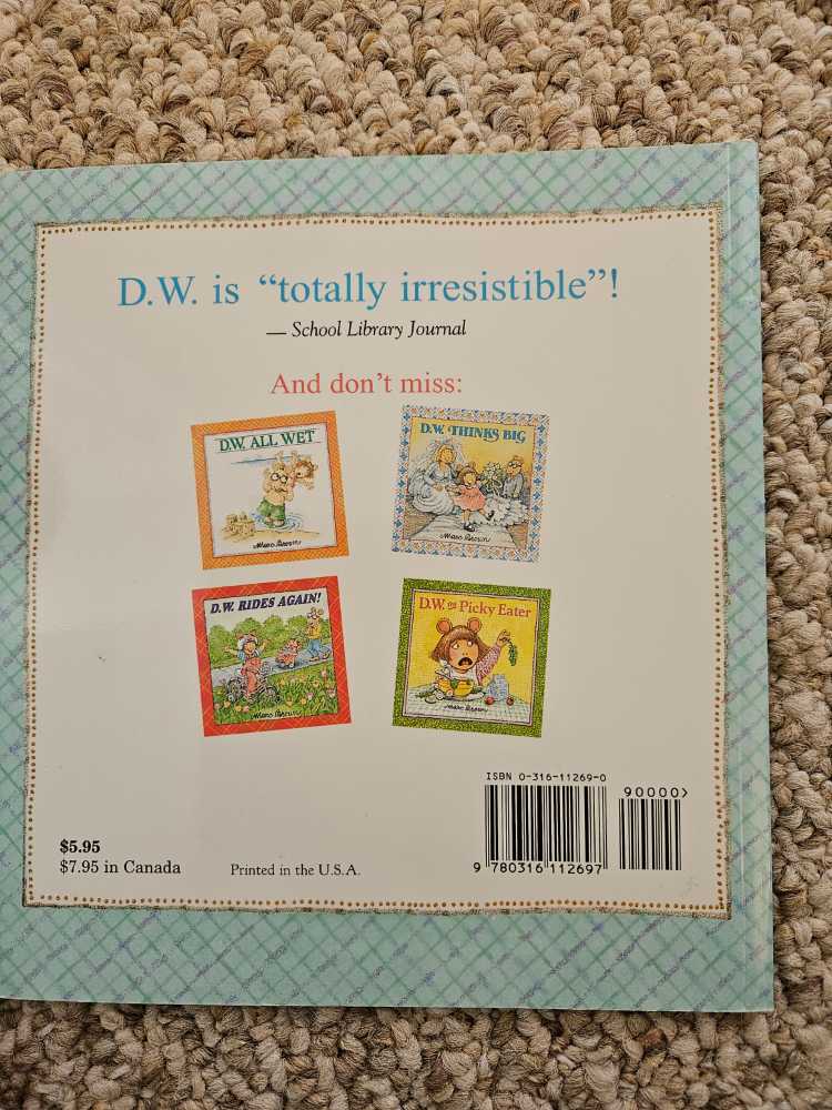 D.W. Flips - Marc Brown (Little, Brown Books for Young Readers - Paperback) book collectible [Barcode 9780316112697] - Main Image 2
