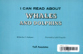 I Can Read about Whales and Dolphins