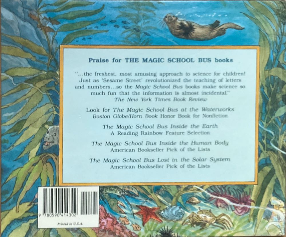 On the Ocean Floor S8- Magic School Bus - Joanna Cole (Scholastic - Hardcover) book collectible [Barcode 9780590414302] - Main Image 2