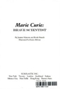Marie Curie, Brave Scientist