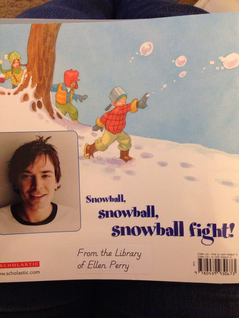 Snowball Fight - Jimmy Fallon (Scholastic - Paperback) book collectible [Barcode 9780439930673] - Main Image 2