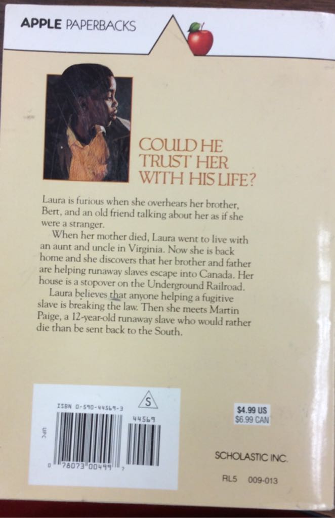 Freedom Crossing - Margaret Goff Clark (Scholastic, Inc. - Paperback) book collectible [Barcode 9780590445696] - Main Image 2