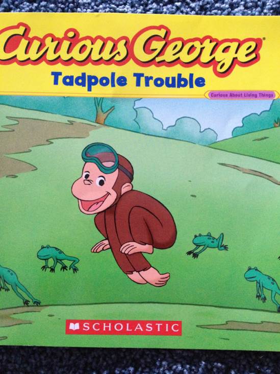 Curious George, Tadpole Trouble - Mark Williams book collectible [Barcode 9780545448314] - Main Image 1