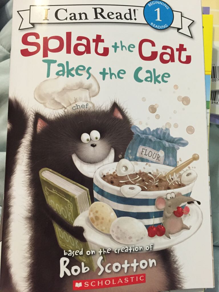 Splat the Cat Takes the Cake - Rob Scotton (Scholastic, Inc. - Paperback) book collectible [Barcode 9780545689342] - Main Image 1