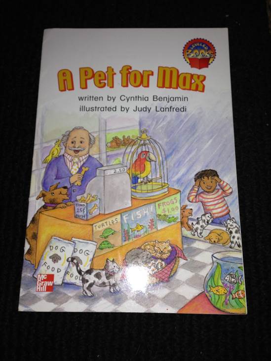 A Pet for Max - Cynthia Benjamin book collectible [Barcode 9780021849857] - Main Image 1