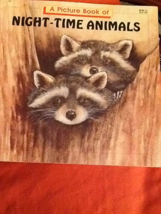 A picture book of night-time animals - Janice Kinnealy (Troll Communications Llc) book collectible [Barcode 9780816724338] - Main Image 1