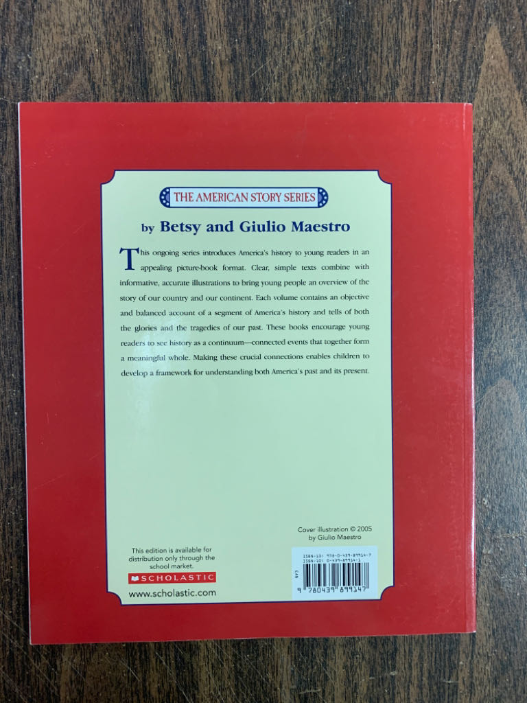 Liberty Or Death - Betsy Maestro book collectible [Barcode 9780439899147] - Main Image 2