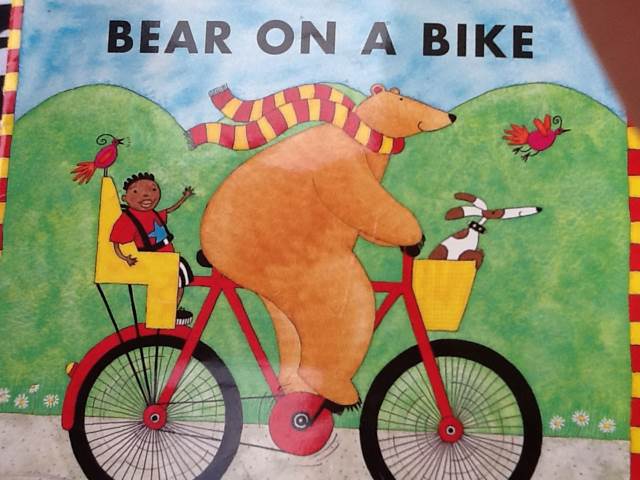 Bear On A Bike