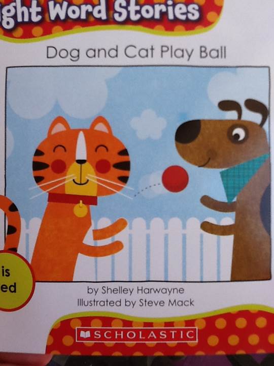 Sight Word Stories: Dog and Cat Play Ball
