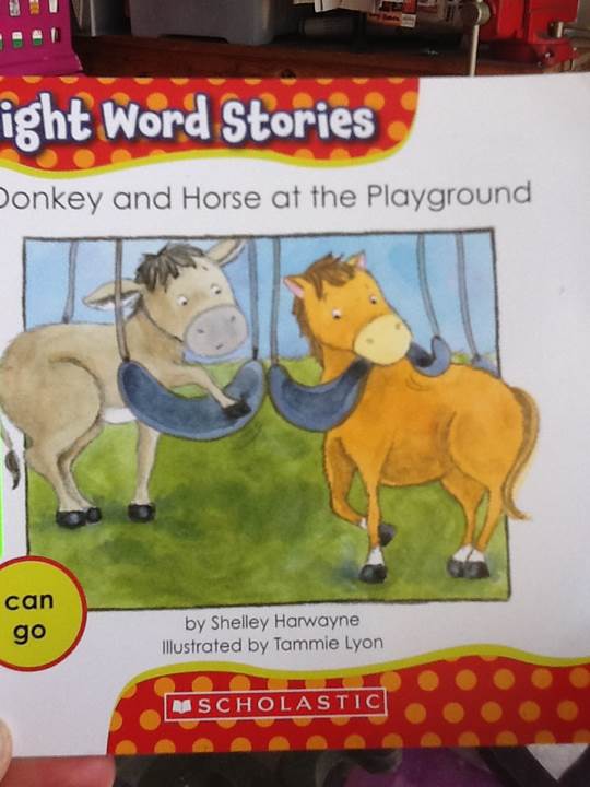 SWS Donkey and Horse at the Playground