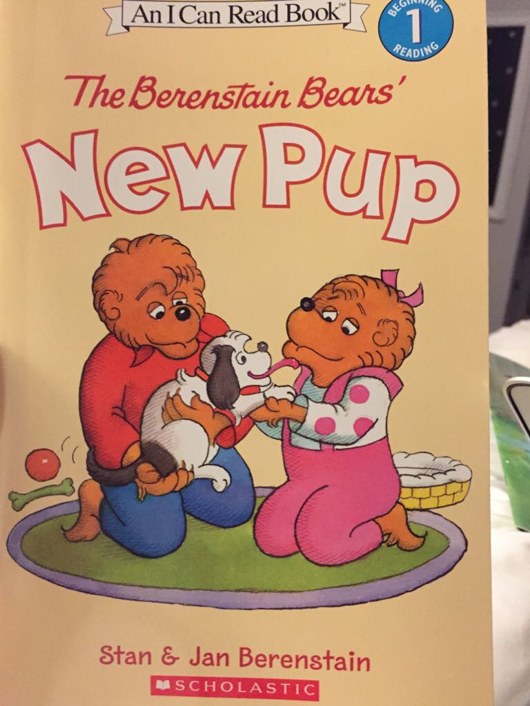 Berenstein Beats’ New Pup, The - Stan Berenstain (Easy Reader - Paperback) book collectible [Barcode 9780545790505] - Main Image 1
