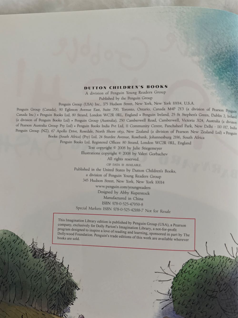 Gobble Gobble Crash! - Julie Stiegemeyer (- Hardcover) book collectible [Barcode 9780525421887] - Main Image 3