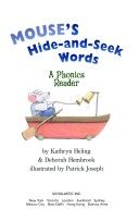 Mouse’s Hide-and-seek Words
