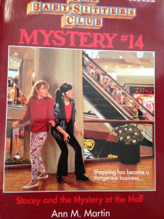 Baby-Sitters Club Mystery #14: Stacey and the Mystery at the Mall - Ann M. Martin (Apple) book collectible [Barcode 9780590470520] - Main Image 1