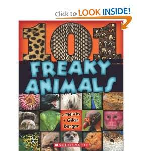 101 Freaky Animals - Melvin Berger (Scholastic Reference - Paperback) book collectible [Barcode 9780545237581] - Main Image 1