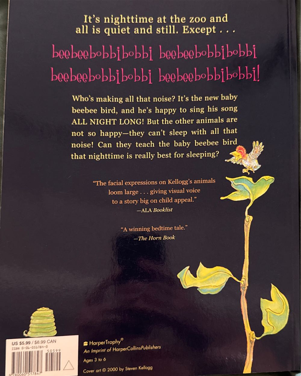 Baby Beebee Bird xG9- Animal Giraffe, The - Diane Redfield Massie (HarperCollins) book collectible [Barcode 9780060517847] - Main Image 2