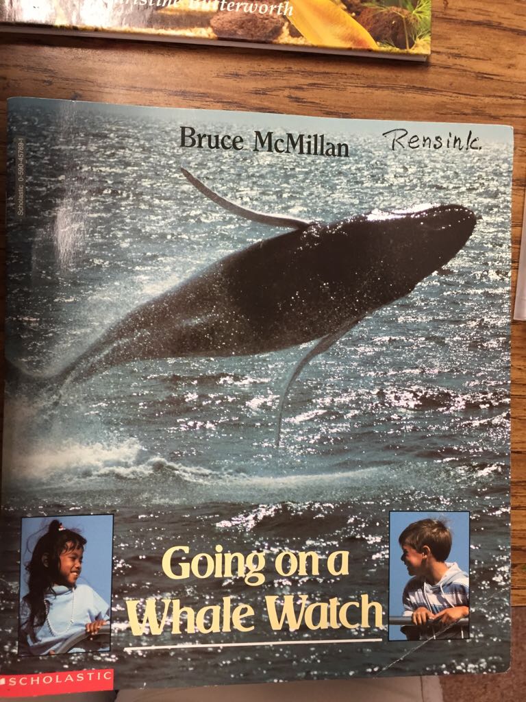Going On A Whale Watch - Bruce McMillan (Scholastic Incorporated - Paperback) book collectible [Barcode 9780590457699] - Main Image 1