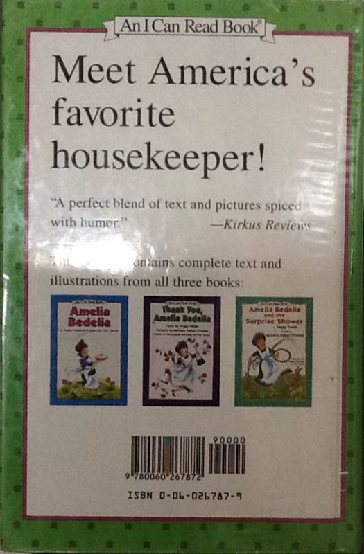 The Amelia Bedelia: Treasury ( Amelia Bedelia ; Thank You, Amelia Bedelia ; Amelia Bedelia and the Surpise Shower - Peggy Parish (HarperCollins Publishers - Hardcover) book collectible [Barcode 9780060267872] - Main Image 2