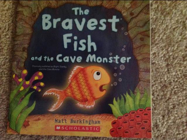 Bravest Fish And The Cave Monster, The - Matt Buckingham (A Scholastic Press - Paperback) book collectible [Barcode 9780545353717] - Main Image 1