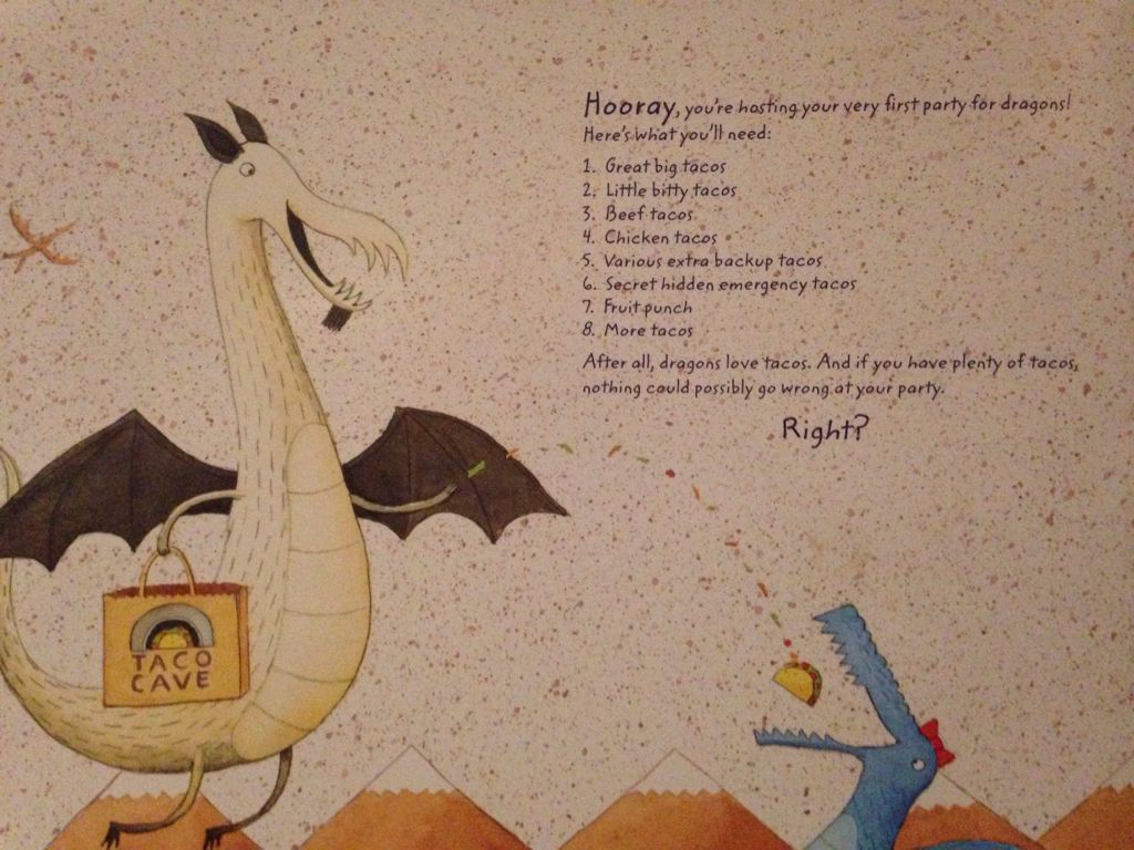Dragons Love Tacos - Adam rubin (Scholastic Inc - Paperback) book collectible [Barcode 9780545640237] - Main Image 2