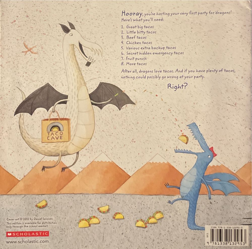 Dragons Love Tacos - Adam rubin (- Paperback) book collectible [Barcode 9781338132953] - Main Image 2