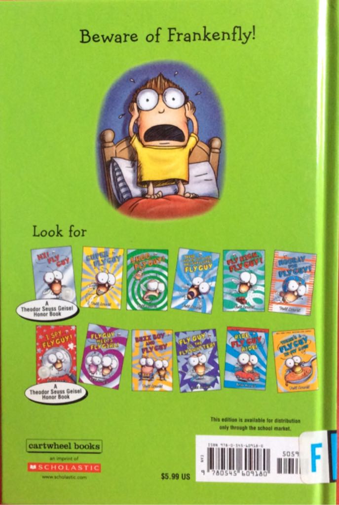 Fly Guy And The Frankenfly - Tedd Arnold (Scholastic Inc - Hardcover) book collectible [Barcode 9780545609180] - Main Image 2