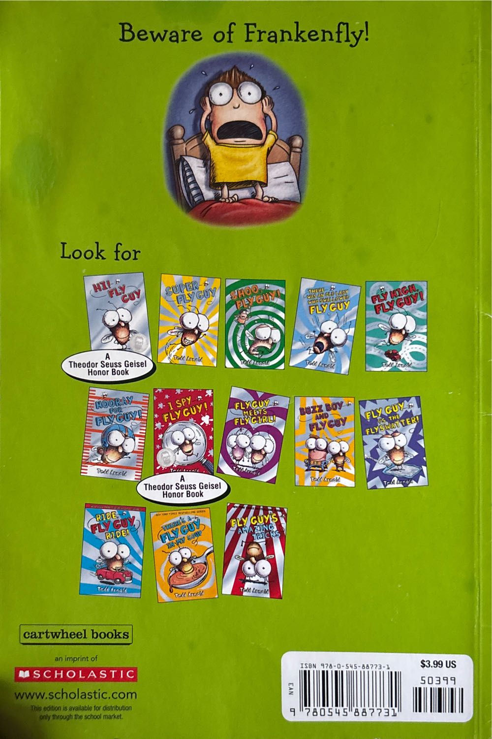 Fly Guy And The Frankenfly - Tedd Arnold (- Paperback) book collectible [Barcode 9780545887731] - Main Image 2