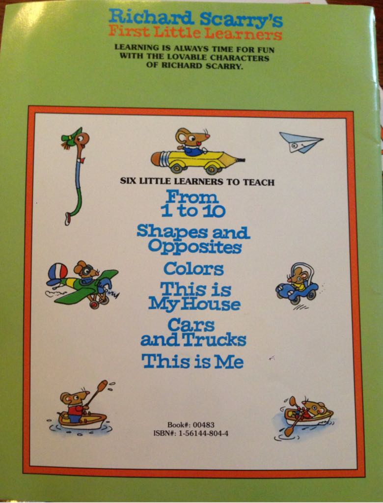 Shapes and opposites - richard scary (- Paperback) book collectible [Barcode 9781561448043] - Main Image 2