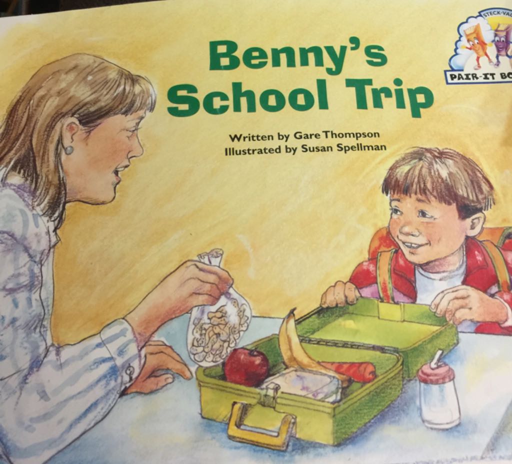 Gage Cornerstones Literacy Library 2a/2b Starter Set to Accompany Student Books: Benny’s school trip
