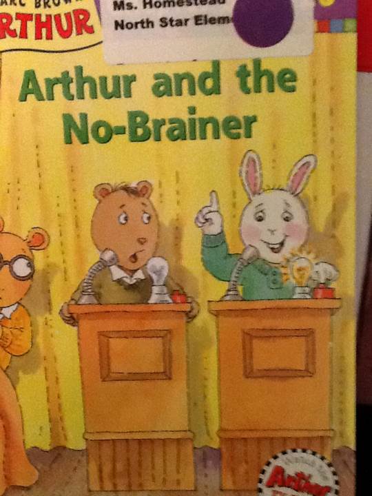 Arthur And The No-brainer - Marc Brown book collectible [Barcode 9780316738972] - Main Image 1