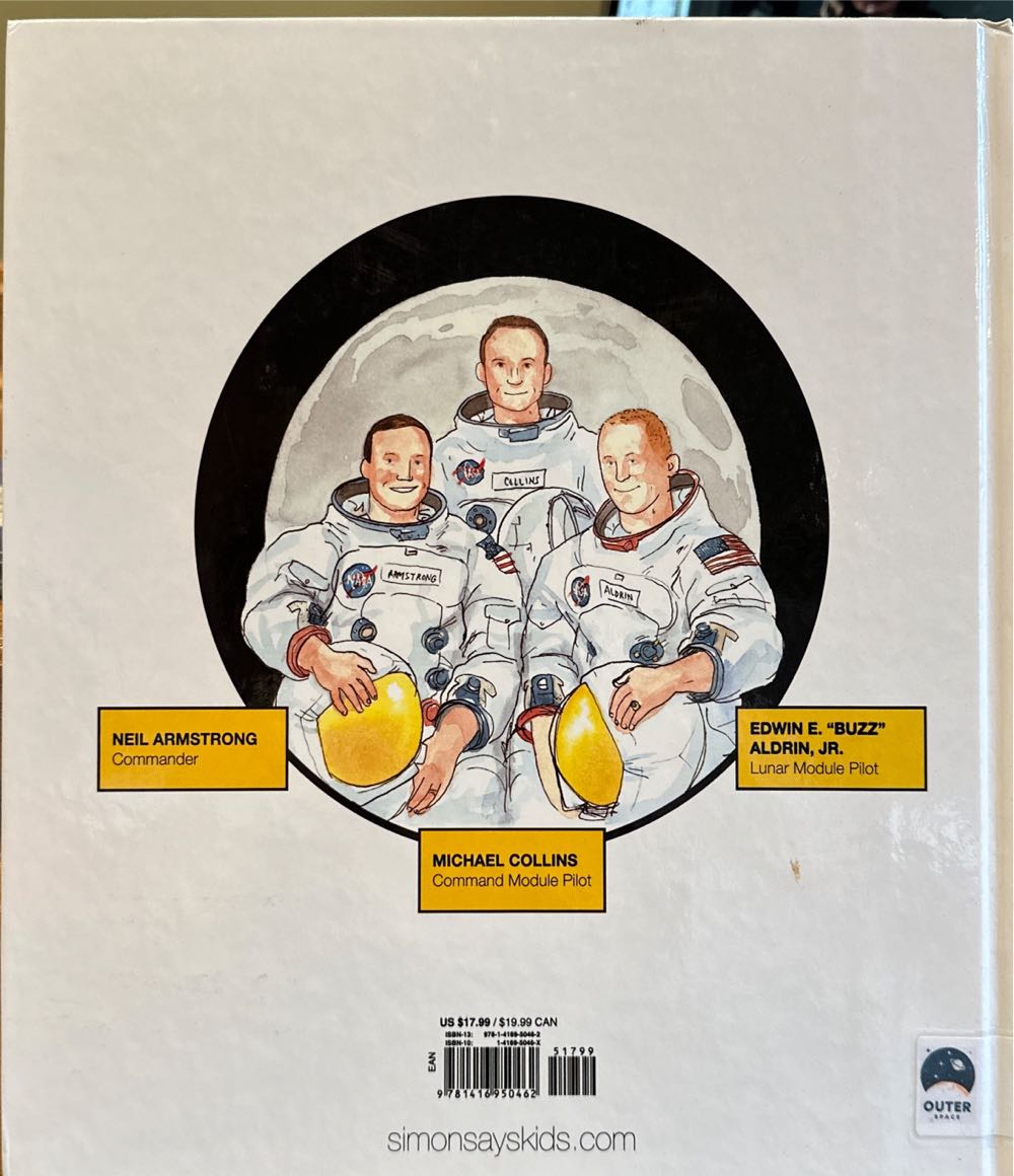 Moonshot The Flight Of Apollo 11 - Brian Floca (Atheneum Books for Young Readers - Hardcover) book collectible [Barcode 9781416950462] - Main Image 3