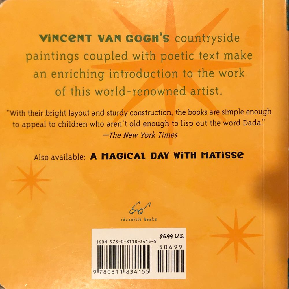 In the Garden with Van Gogh - Julie Merberg (Chronicle Books - Board Book) book collectible [Barcode 9780811834155] - Main Image 2