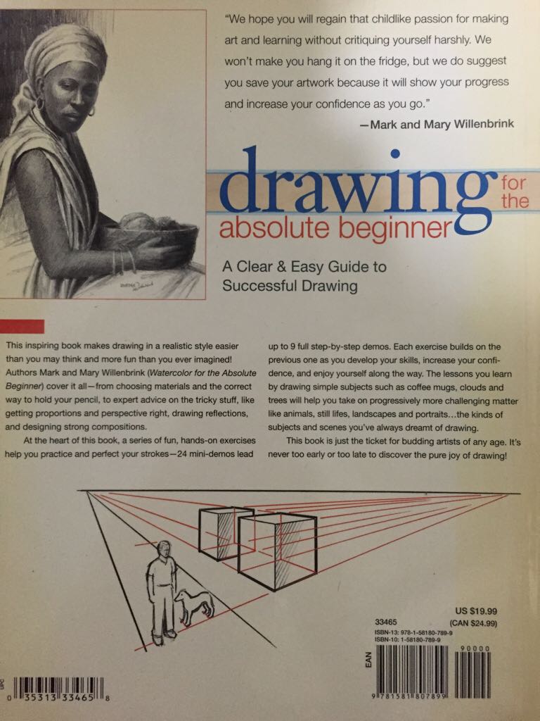 Drawing for the Absolute Beginner: A Clear - Mary Willenbrink (North Light Books (May 29, 2009) - eBook) book collectible [Barcode 9781581807899] - Main Image 2