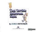 That Terrible Halloween Night