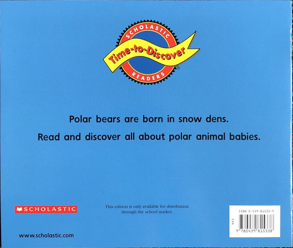 Polar animal babies - Melvin Berger (A Scholastic Press - Paperback) book collectible [Barcode 9780439815338] - Main Image 2