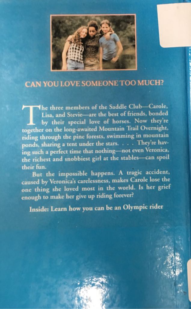 The Saddle Club #2 Horse Shy - Bonnie Bryant (Random House LLC - Hardcover) book collectible [Barcode 9780553484038] - Main Image 2