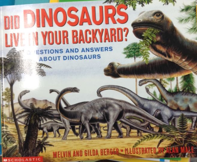 Did Dinosaurs Live in Your Backyard? - Melvin (- Paperback) book collectible [Barcode 9780590130851] - Main Image 1