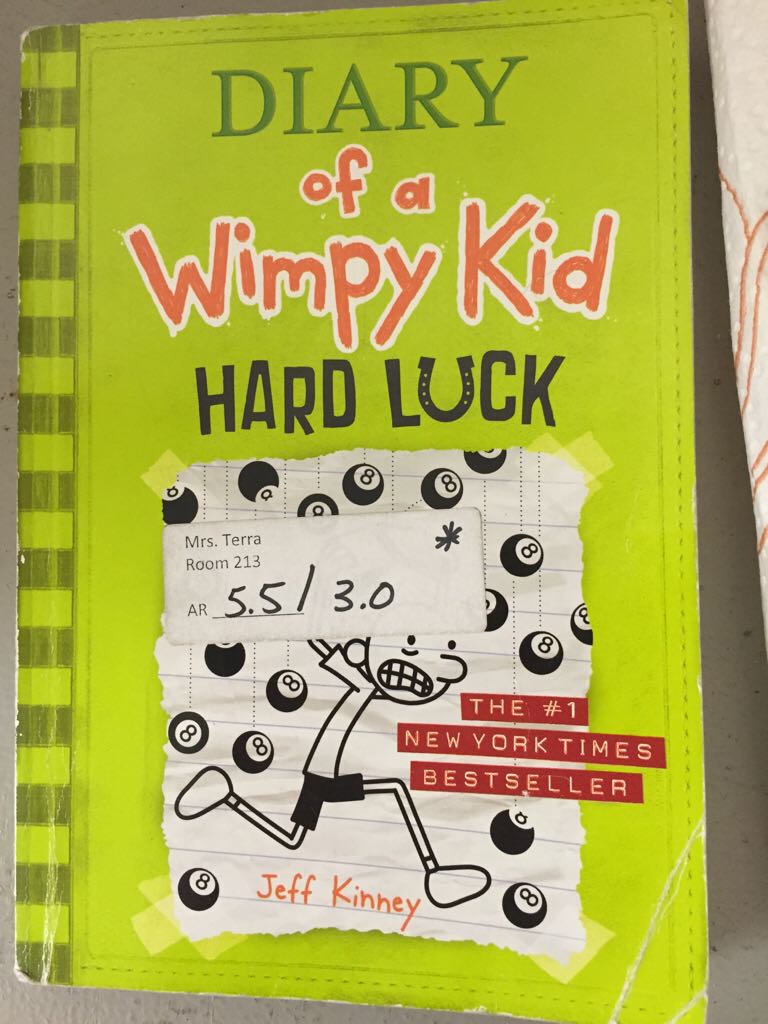 #8 Diary Of A Wimpy Kid Hard Luck - Jeff Kinney (Amulet Books - Paperback) book collectible [Barcode 9781419717772] - Main Image 1