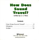 How Does Sound Travel Harcourt Science 2000 Grade 2