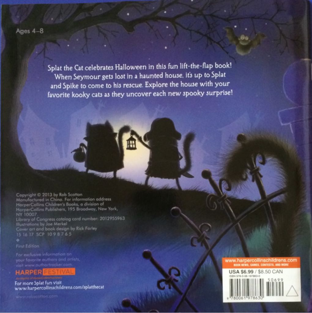 Splat the Cat : What Was That? - Rob Scotton (HarperFestival - Paperback) book collectible [Barcode 9780061978630] - Main Image 2