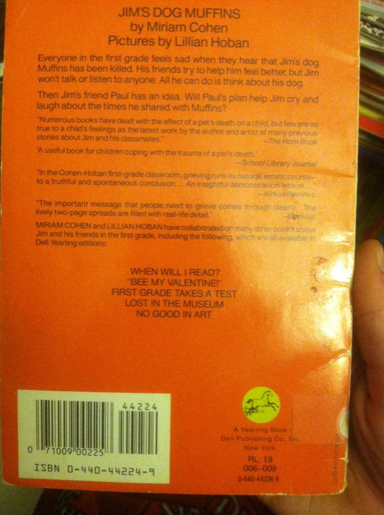 Jim’s Dog Muffins - Miriam Cohen (Yearling Books - Paperback) book collectible [Barcode 9780440442240] - Main Image 2