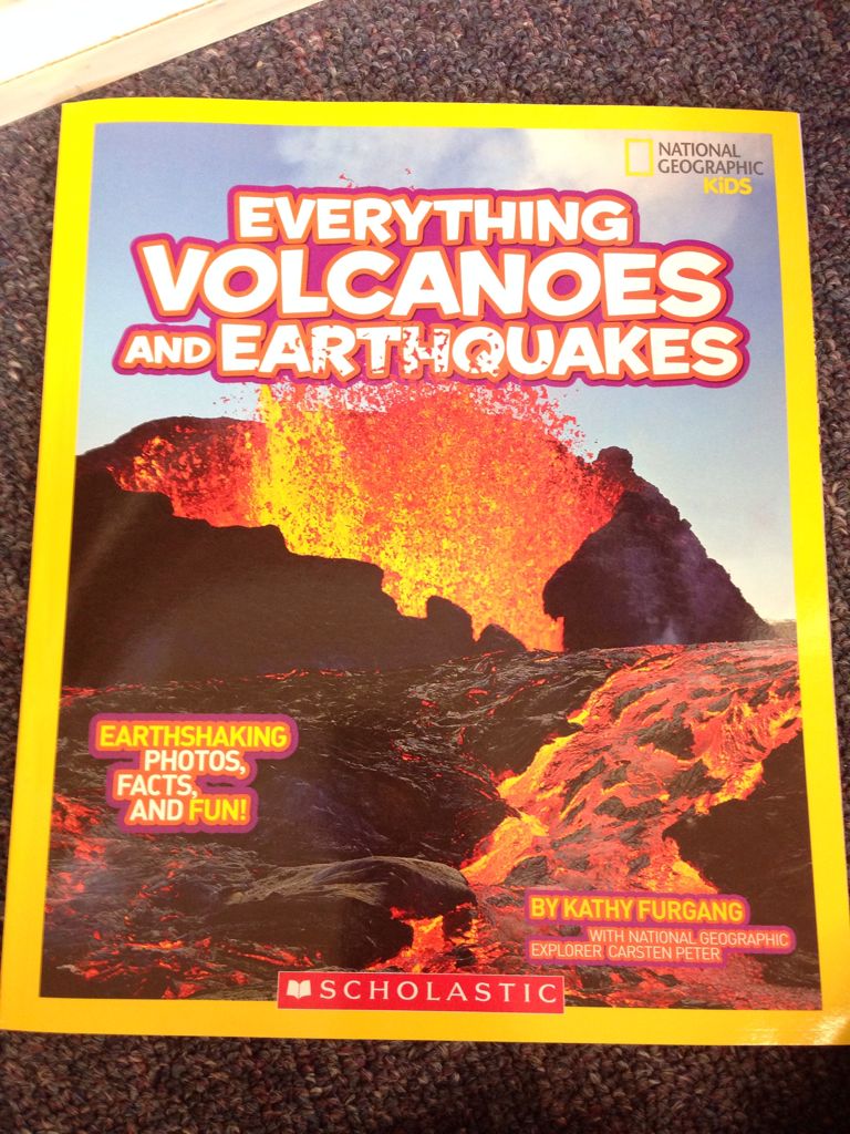 Everything Volcanoes and Earthquakes - Kathy Furgang (National Geographic Books - Paperback) book collectible [Barcode 9780545621977] - Main Image 1
