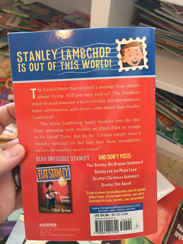 Flat Stanley In Space - Jeff Brown (Harper Trophy) book collectible [Barcode 9780064421744] - Main Image 2