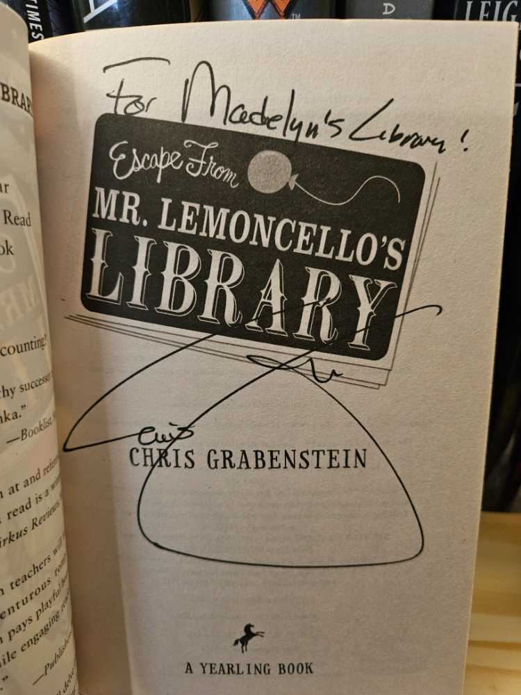 Escape From Mr. Lemoncello’s Library - 12 Yr Old, 7th Graders, Games, Books - Chris Grabenstein (Yearling Books - Paperback) book collectible [Barcode 9780307931474] - Main Image 3