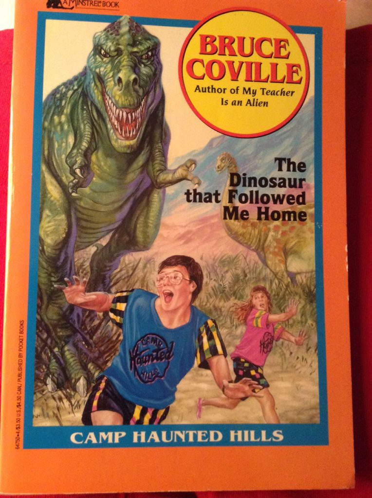 Camp Haunted Hills: The Dinosaur That Followed Me Home - Bruce Coville (Aladdin Paperbacks - Paperback) book collectible [Barcode 9780671647506] - Main Image 1